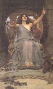 John William Waterhouse Circe offering the Cup to Ulysses (mk41) oil painting reproduction